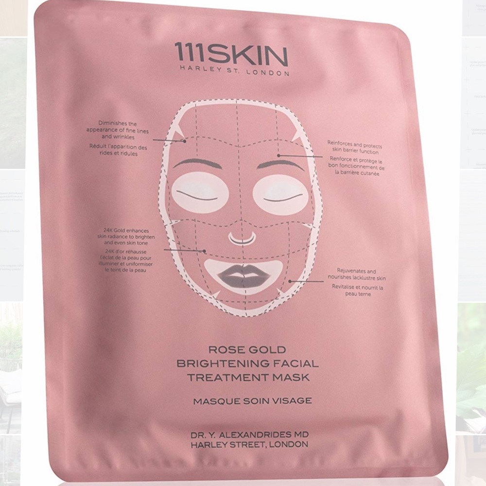 111skin 24k rose gold facial treatment mask